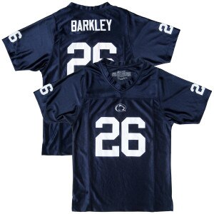 navy youth Penn State football jersey #26 Barkley
